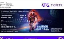 2 Starlight Express Tickets - Kategorie 1 für den 02.02.25