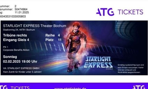 Starlight express tickets - starlight,