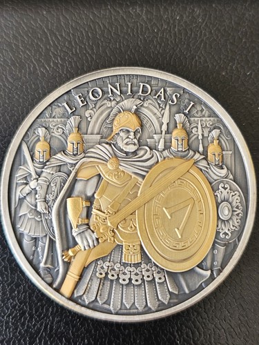 1oz silber leonidas - silber,