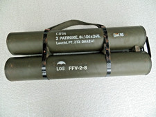 Frühe Bundeswehr BW  leere Tragevorrichtung  Leucht Patrone Panzerfaust selten !