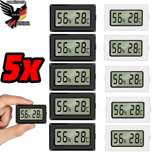 Digital thermo hygrometer - 5x, thermo-hygrometer
