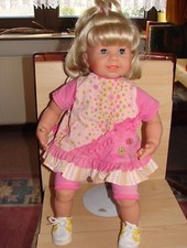 SCHILDKRÖT PUPPE BRIGITTE PAETSCH KLARA CA. 52 CM GROß MIT ORIGINAL KLEIDUNG