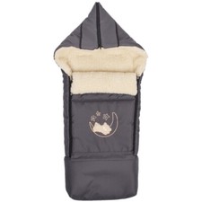 Winter Fußsack für Kinderwagen Babyschale Schlittensack Lammwollesack 40x 90/110