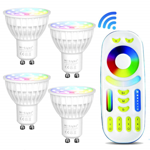 Gu10 led lampe rgbw birne - led,