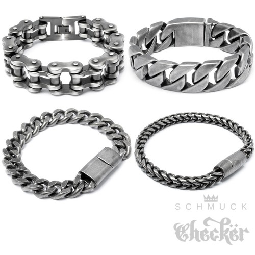 Massives herren armband gun - armband, in