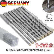 SDS-plus Betonbohrer Set 9x