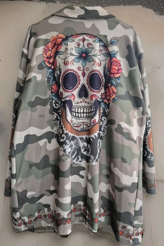 Jacke camouflage skull - camouflage,