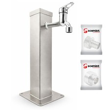 Wassersäule edelstahl 50cm - wassersäule,