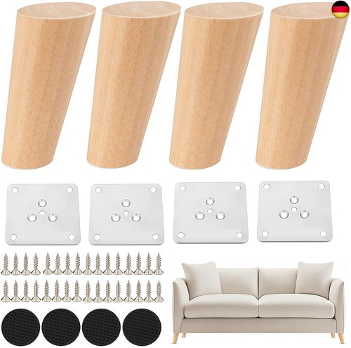 Coztie möbelfüße holz 4 - möbelfüße, holz,
