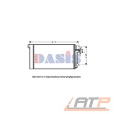 AKS DASIS Kondensator, Klimaanlage  für VW