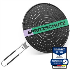 Pfannenspritzschutz Universal Spritzschtz Pfannen Pfanne Silikon Silikondeckel