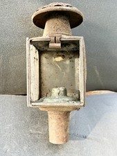 VINTAGE ALTER STAHLPFERDEWAGEN / KUTSCHENSTRASSENLAMPE