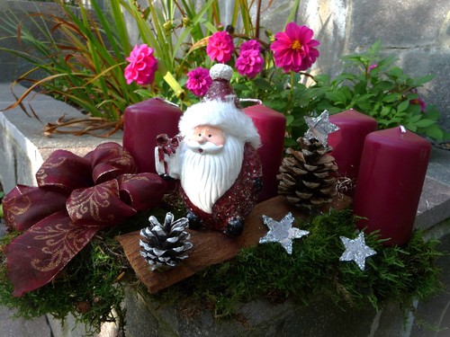 Adventskranz adventsgesteck - /,