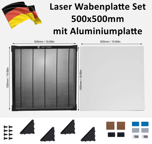 Laser wabenplatte 500x500x22mm - wabenplatte,