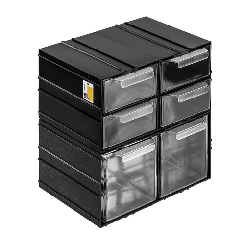 Modulares schubladenwandregal - modulares,