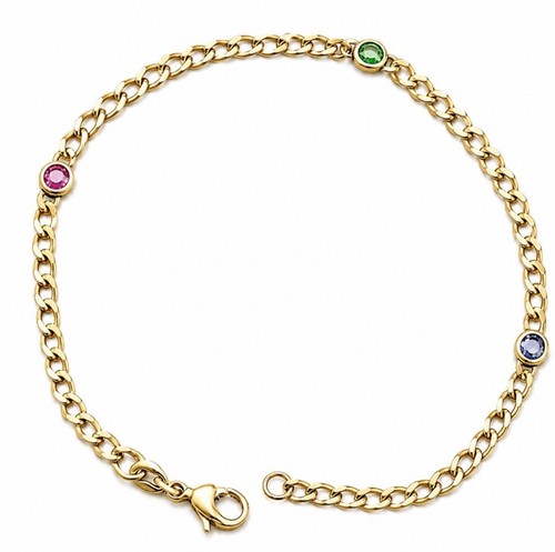 Armband 333 gold rubin - 8, k
