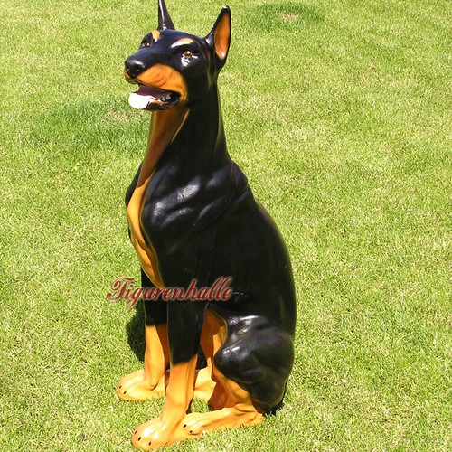 Dobermann hund hundefigur - dobermann,