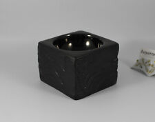 Rosenthal Porcelaine Noire schwarz, Martin Freyer - Aschenbecher Schale 8 x 8 cm