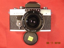 Exakta RTL 1000 Spiegelreflexkamera mit Meyer-Optik Görlitz Lydith 3.5/30
