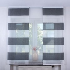 3er Set Schiebegardine