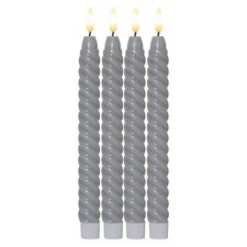 LED Stabkerzen 4er Set Timer