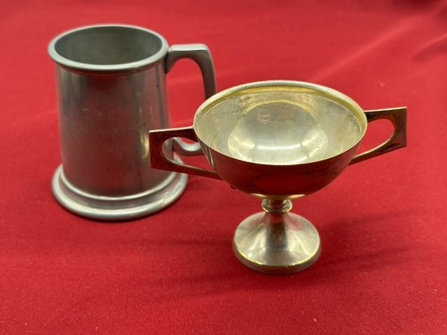 Zwei vintage pokale messing - zwei,