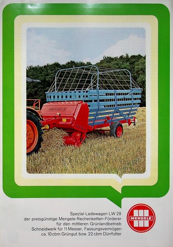 240595 mengele ladewagen lw - mengele,