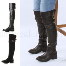 Damen Ladies Low Heel Flach