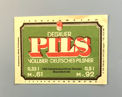 Altes ddr bieretikett beer - altes, ddr-bieretikett-beer