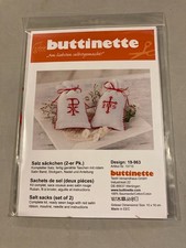 Buttinette Kreuzstich Stickpackung - 2 Salzsäckchen - 6097