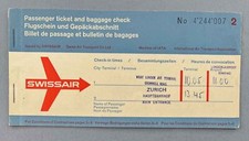 SWISSAIR VINTAGE USED AIRLINE