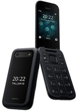 NOKIA 2660 Flip TA-1474 DS 2,8 Zoll Dual Sim Klapphandy mit Große Tasten Schwarz