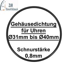 1x Dichtungsring, O-Ring, Gehäusedichtung, Uhren, Deckel, wasserdicht, Ø 31-40mm