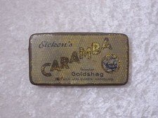 Antike Blechdose Eicken´s Caramba Goldshag Tabak - Vintage um 1900 - 14 cm