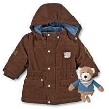 Sterntaler Cord-Winter-Jacke Braun 77160 Bär Basti 74