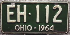 1964 Oldtimer Nummernschild