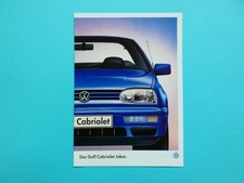 Prospekt / Katalog - VW Golf