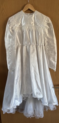 Mädchenkleid weiß 146 - mädchenkleid,