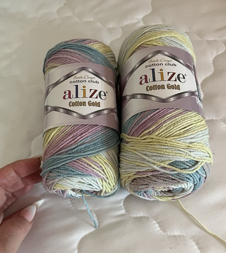 Alize cotton gold batik - gold,