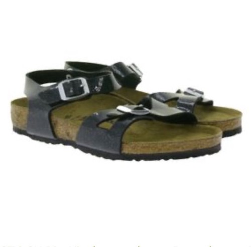 Birkenstock rio black sparkle - birkenstock,