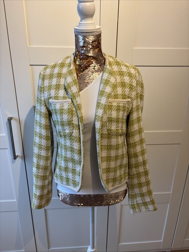 Boucle blazer creme - creme, grün