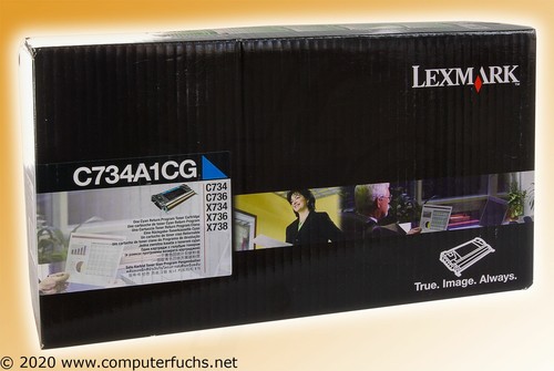 Lexmark toner cyan c734 - cyan,