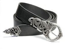 Wikinger Gürtel schwarz 165 x