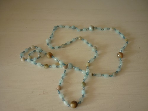 Blaue steine kette - bonita, 100