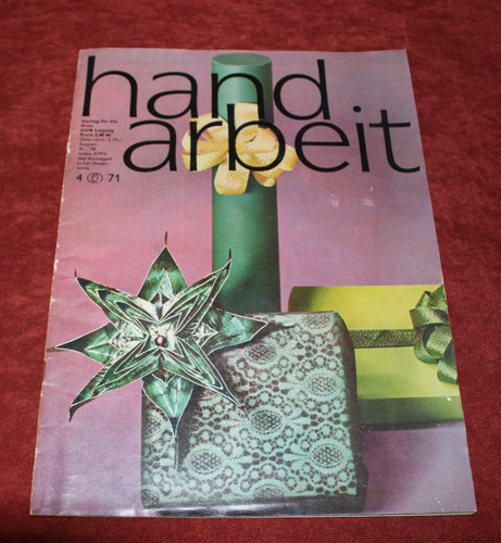 Zeitschrift handarbeit 71 - zeitschrift, 4/71