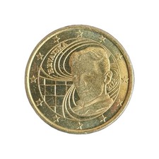 Seltene 50 Cent Münze Nikola Tesla hrvatska 2023 / sehr guter Zustand