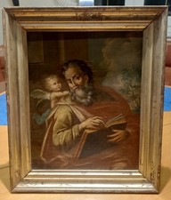 Oil painting + frame antique