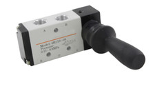 Pneumatik Ventil 5/3 Wege 1/4" Wegeventil Handventil Joystick Mitte gesperrt