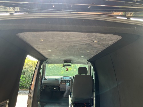 Grau stretch velours camper - stretch,