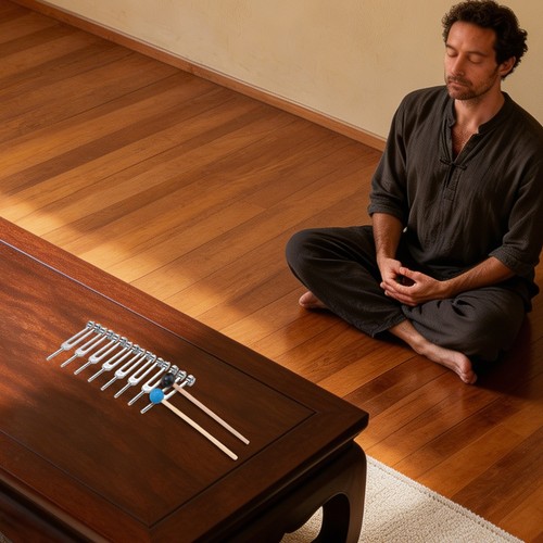 Gewichtetes stimmgabel set - gewichtetes, stimmgabel-set